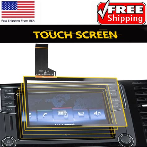 Pastable Touch Screen Digitizer For Vw Mib Std Car Radio