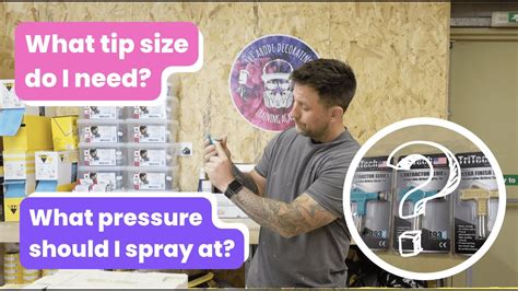 Airless Paint Sprayer Tips And Spraying Pressures Explained YouTube