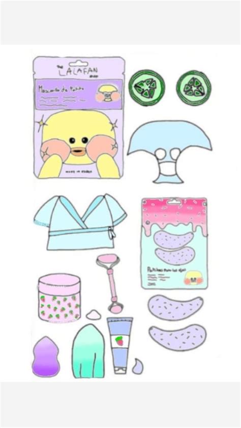 Skincare Para Tu Patito De Papel Todos Los Colores Xd Dibujitos