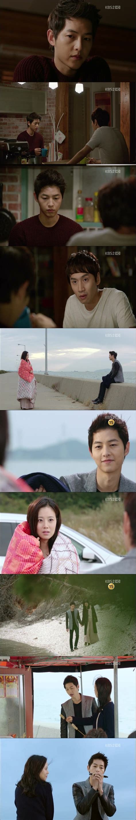 Spoiler Nice Guy Song Joong Ki Wraps Up Moon Chae Won And Goes On A