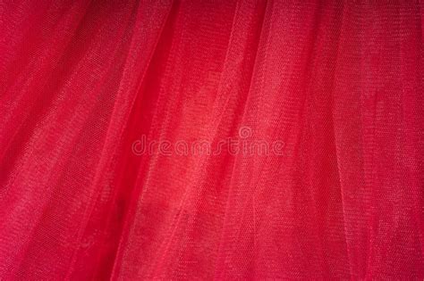 Background of Red Tulle Closeup Stock Photo - Image of abstract, wall ...