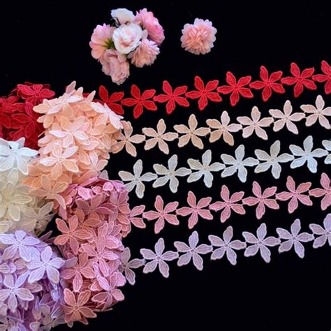 Off White Cotton Lace Trim Lovely Daisy Flower Trim For Etsy