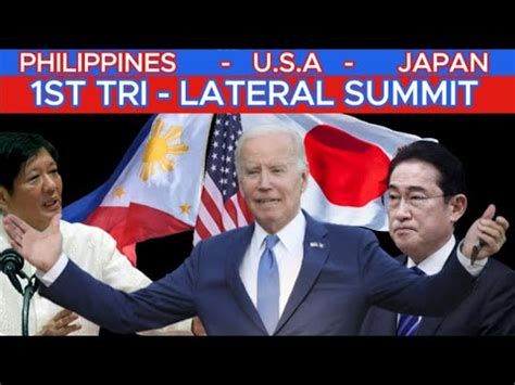 1ST TRI LATERAL SUMMIT NG AMERIKA PILIPINAS AT JAPAN YouTube