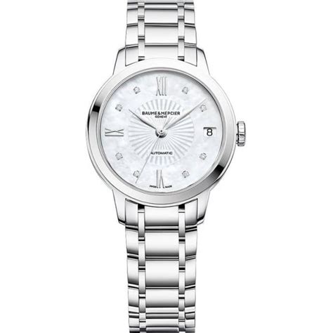 Baume Mercier Classima Automatic Diamond Dot Mother Of Pearl Dial