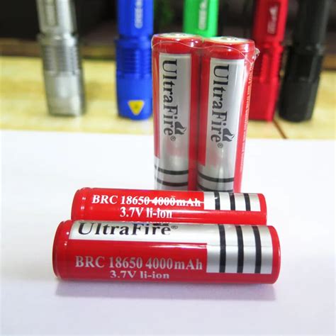 High Capacity Battery Ultrafire 18650 6800mah 3 7v Li Ion Rechargeable Battery Buy Ultrafire