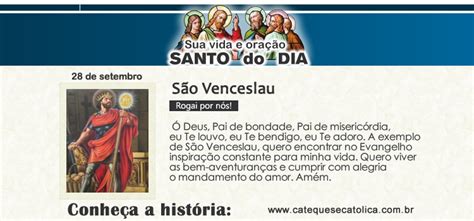 Santo Do Dia E Oração São Venceslau