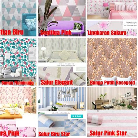 Jual Cbg Wallpaper Dinding Terbaik Termurah Ukuran Cm X M