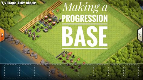 How To Set Up A Progression Base In Clash Of Clans Youtube