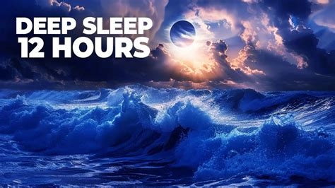 Fall Asleep With Relaxing Wave Sounds At Night Low Pitch Ocean Sounds