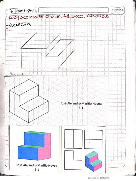 Proyecciones Dibujos Técnico Escalas Pdf