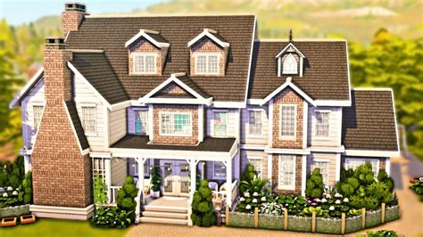 Big Copperdale Home 🖤 The Sims 4 Speed Build Youtube