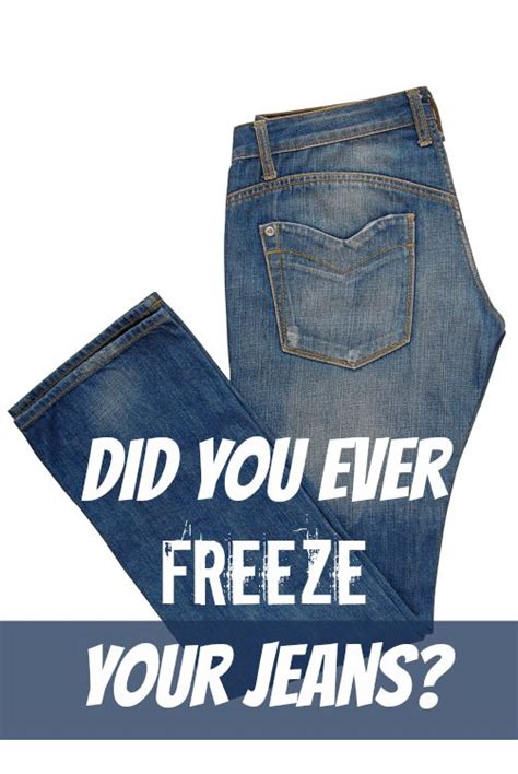 Freeze Your Jeans Home Ec 101