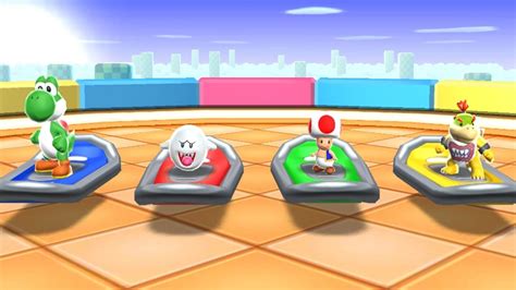 Mario Party Island Tour Mini Games Yoshi Vs Bowser Jr Vs Boo Vs Toad