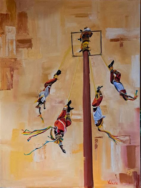 Voladores Original Oil Painting - Etsy