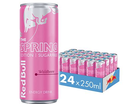 RED BULL 874135 Spring Edition Sugarfree Waldbeere Energy Drink 24 X