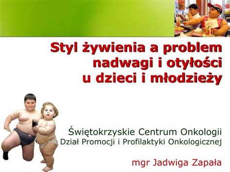 Ppt Nadwaga I Oty O U Dzieci I M Odzie Y Powerpoint Presentation