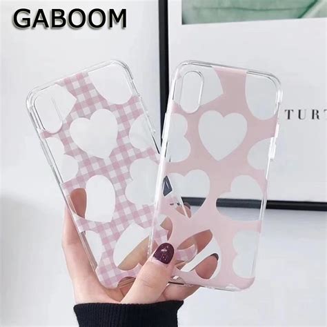 Gaboom Soft Tpu Phone Case For Iphone 7 6 6s 8 Plus X Cases Cute Love