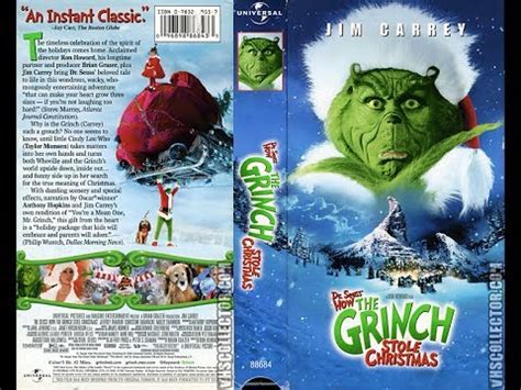 How The Grinch Stole Christmas Vhs