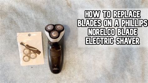 How To Replace Blades On A Phillips Norelco Blade Electric Shaver Diy