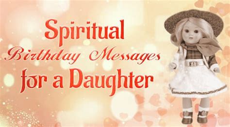 Spiritual Birthday Messages for a Daughter