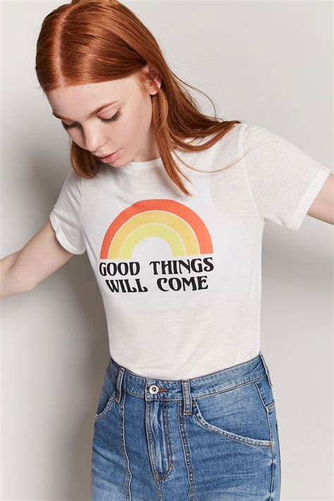 Good Things Will Come Graphic Tee Fashion Crop Top Shirts Graphic