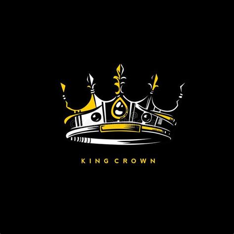 Minimal Logo Of King Crown Vector Illustration Royalty Free