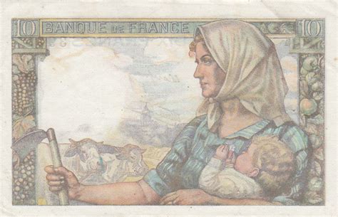 Billet France 10 Francs Mineur 22 06 1944 Série K 96