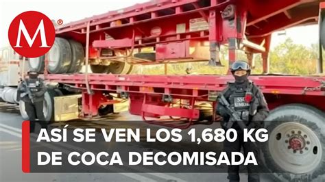 Este Es El Cargamento De Coca Decomisado En Ruta A Tepito YouTube