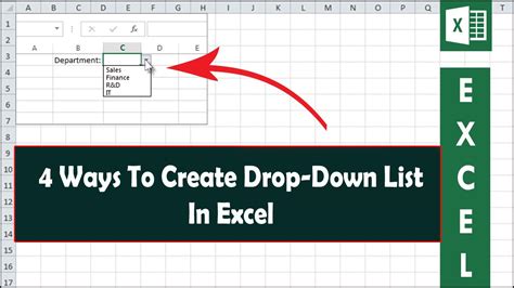 How To Create Drop Down List Of Colors In Excel Printable Online