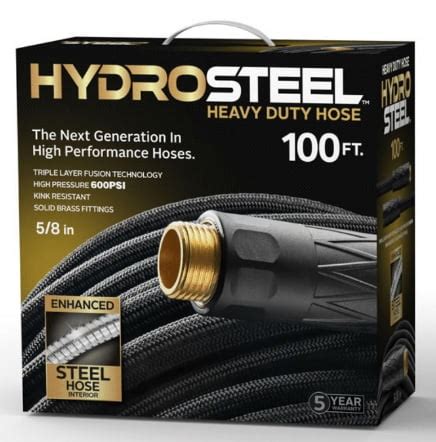 Hydrosteel Heavy Duty Garden Hose Ft Walmart