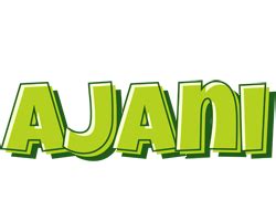 ajani logo  logo generator smoothie summer birthday kiddo