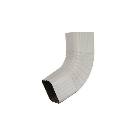 Amerimax Home Products In X In White Aluminum Downspout Degree