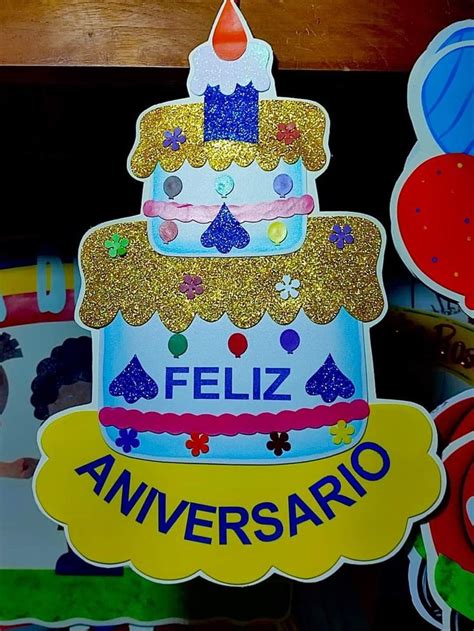 Pin De Jessica Sandoval En Cumplea Os Y Globos Aniversario De Colegio