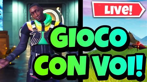 Live Fortnite ITA Con ERIKS3N GIOCHIAMO CON VOI PROVINI PER IL TEAM