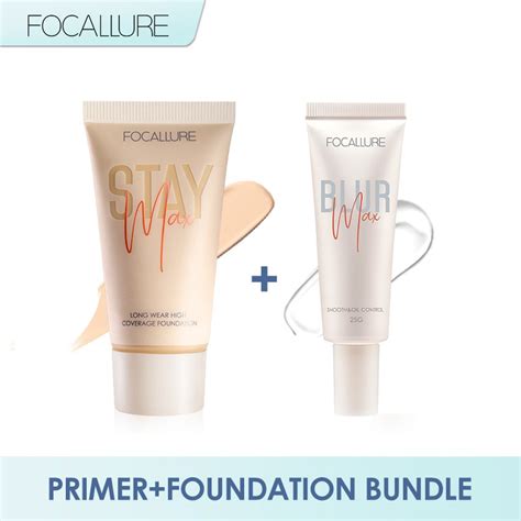 FOCALLURE Moisture Tone Up Primer High Coverage Oil Control Foundation