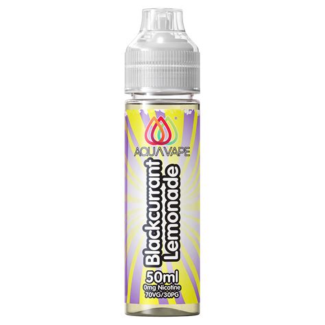 Blackcurrant Lemonade By Aquavape 50ml Shortfill Free Delivery