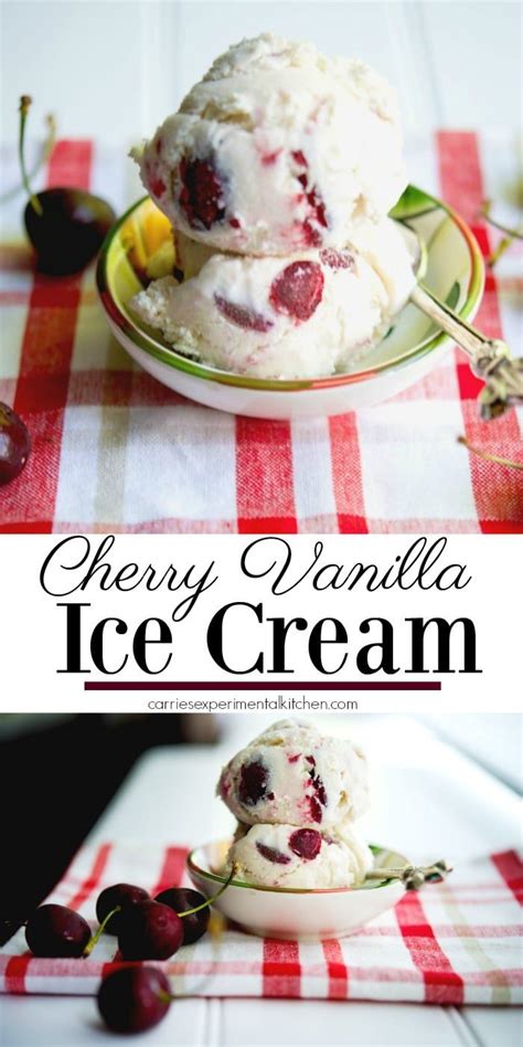 Homemade Cherry Vanilla Ice Cream Recipe Artofit