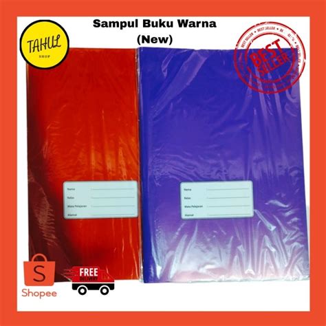 Jual 1 Lembar Sampul Buku Warna Sampul Buku Warna Warni Sampul