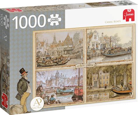 Jumbo Premium Collection Puzzel Anton Pieck Boten In De Gracht