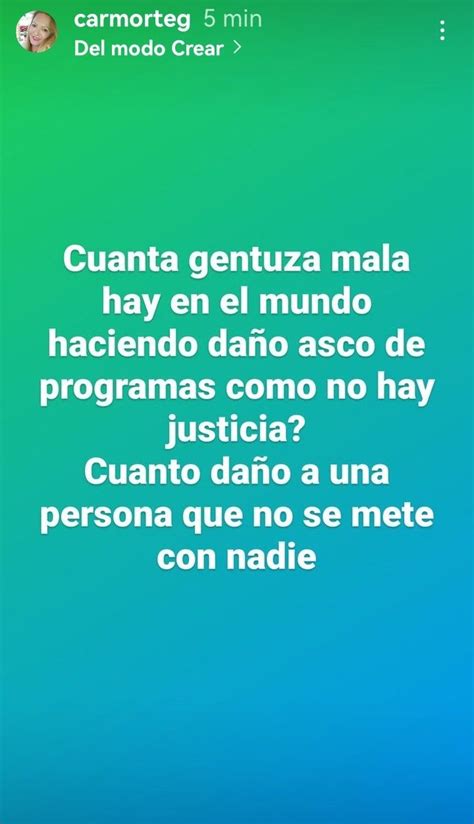 Seram1 On Twitter Carmen Ortega Cano Estalla En Su Instagram