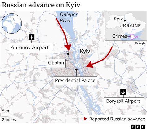 Ukraine Conflict Kyiv Braces For Russian Assault Bbc News