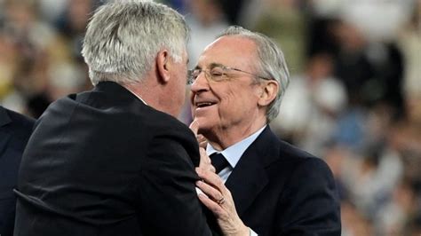 Florentino Acaba Con El Debate Estamos Encantados Con Ancelotti Y