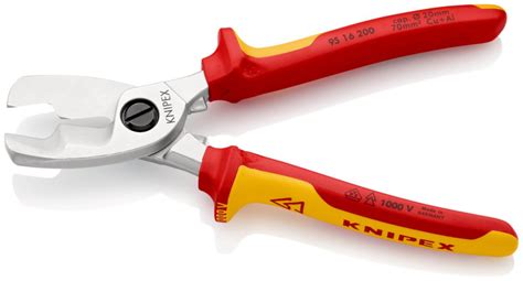 Knipex Coupe C Bles Cuivre Alu Mm Double Tranchants Isol V