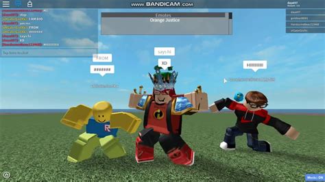 Orange Justice Dance In Roblox Xd Youtube