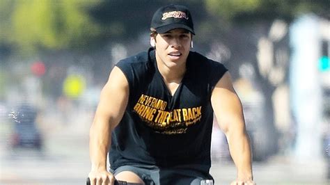 Joseph Baena Rides Bike And Shows Off Ripped Muscles In Tank Top — Pic