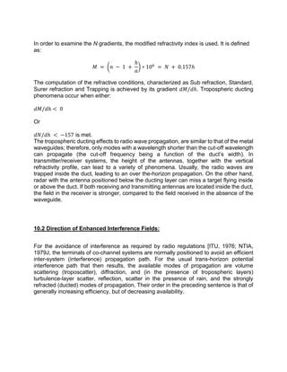Ducting cause and impact on radio performance | PDF