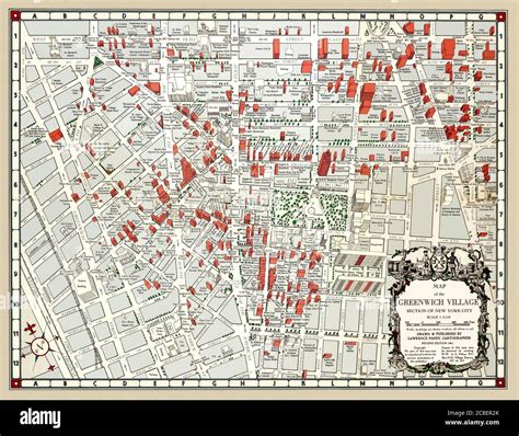 Map of village hi-res stock photography and images - Alamy