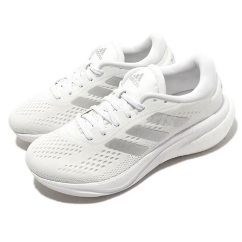 Adidas Supernova W White Silver Women Running Sports Shoes Sneakers