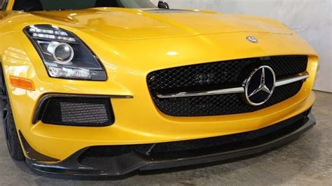 Mercedes Benz SLS AMG Black Series In Solarbeam Yellow For Sale