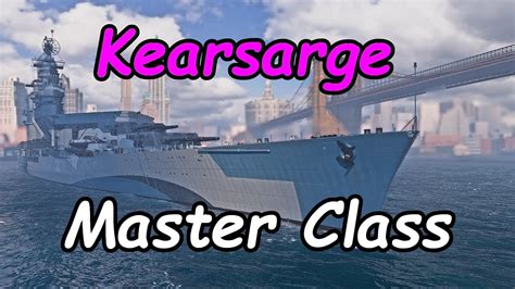 World Of Warships Kearsarge Master Class Wookie Legend Youtube